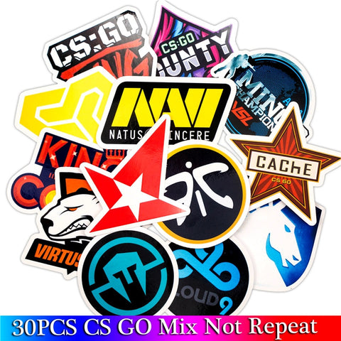 30PCS Pack CS GO Game Stickers Set Funny Stickers
