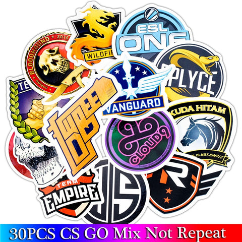 30Pcs Pack Game stickers cs go Stickers
